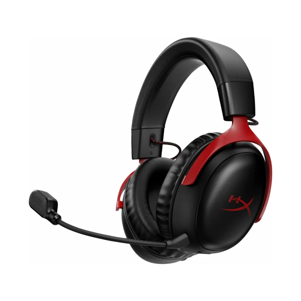 Casque Gamer Sans fil HyperX Cloud III — Noir & Rouge (77Z46AA)