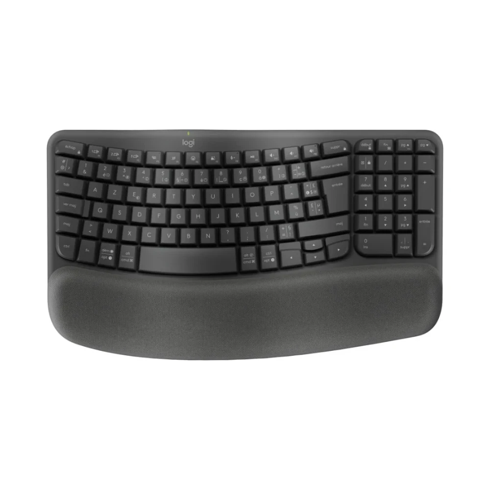 Logitech Wave Keys clavier RF sans fil + Bluetooth AZERTY Français Graphite (920-012286)