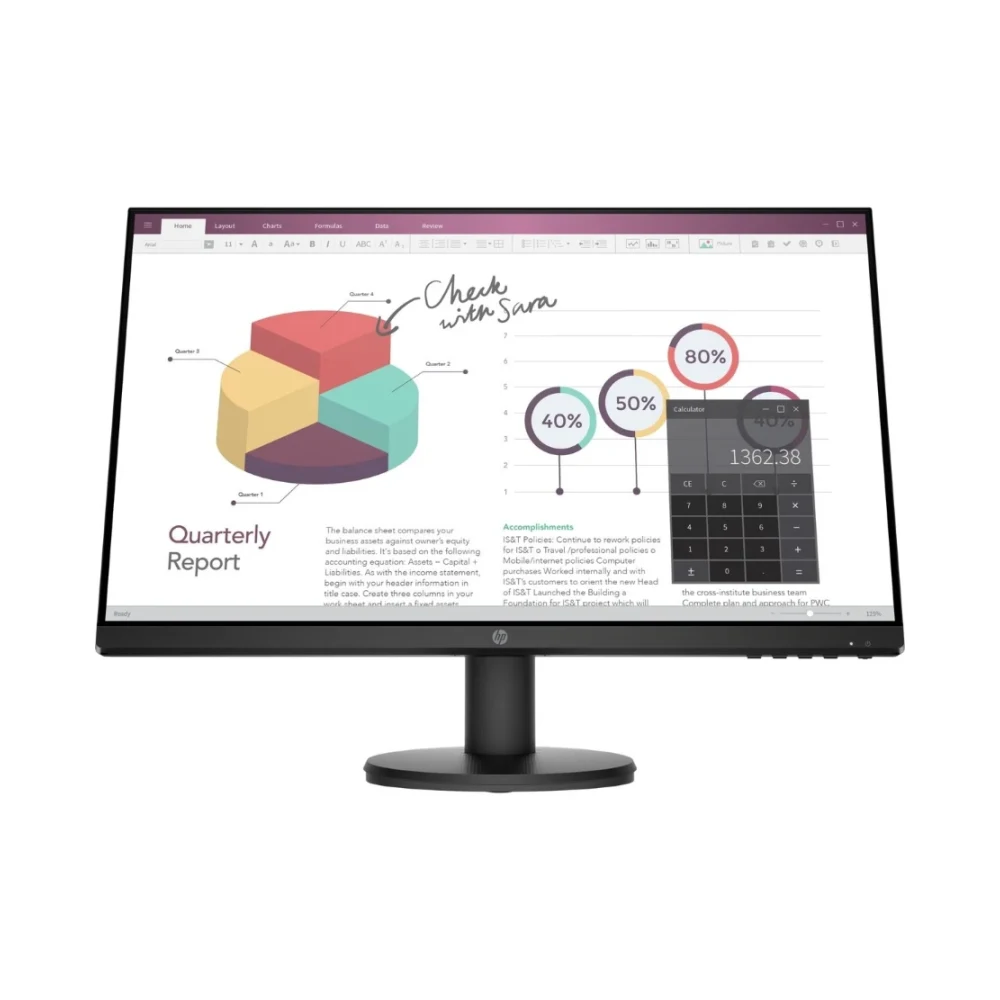 MONITEUR HP 23.8" 60.5CM | P24v G4
