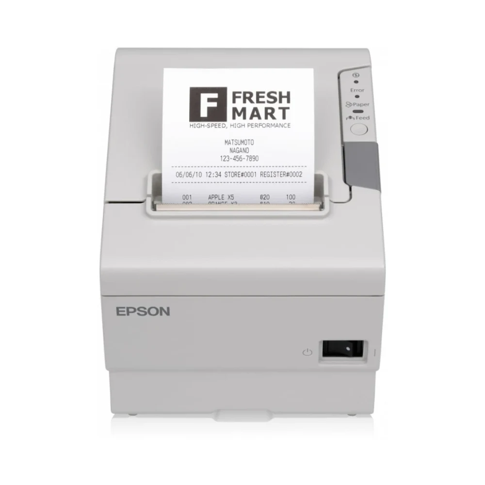 Imprimante de tickets Energy Star EPSON TM-T88V SÉRIE USB + PS-180 + CÂBLE AC (C31CA85012)