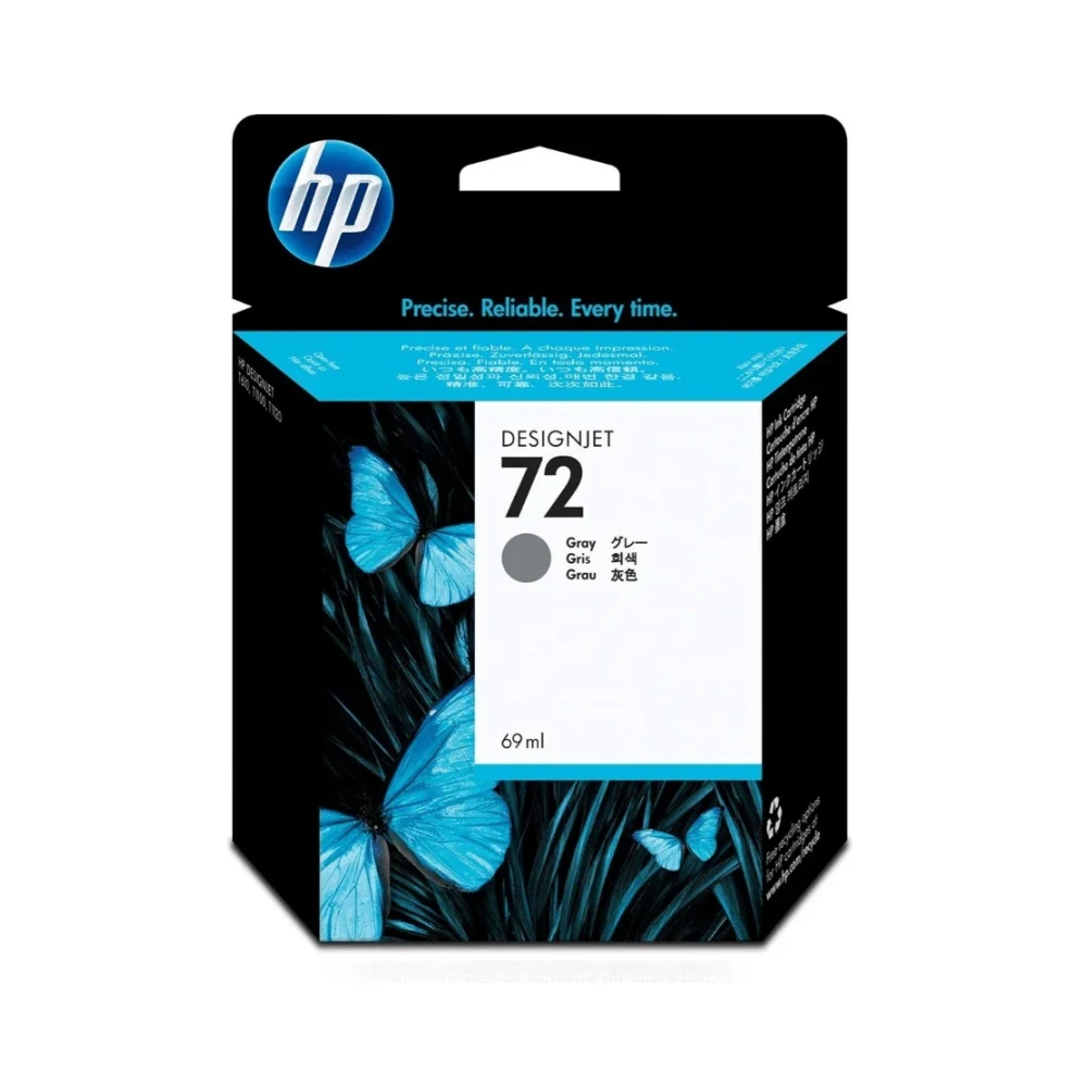 HP 72 Gris- Cartouche d'encre HP d'origine (C9401A)