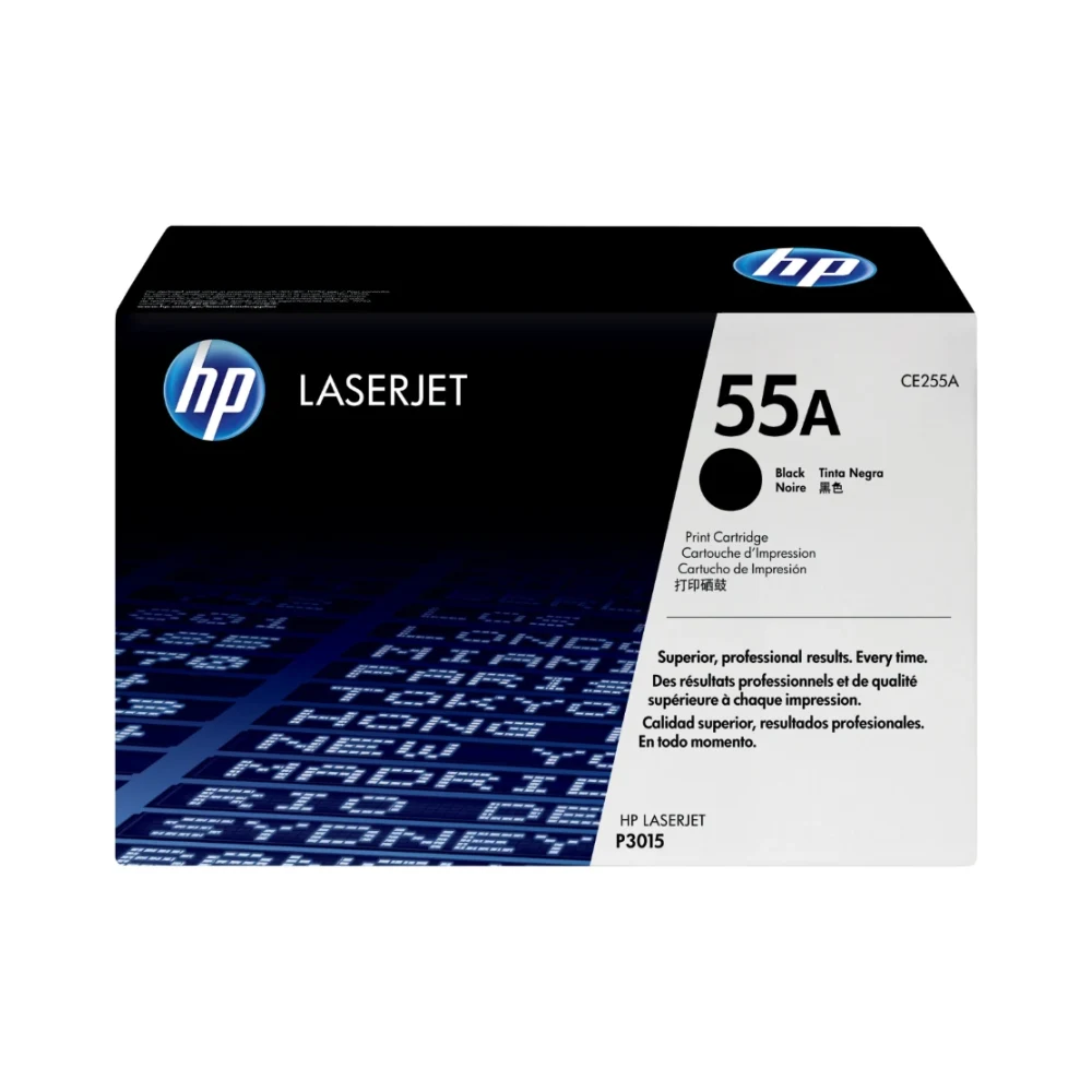 HP 55A Noir- Toner HP LaserJet d'origine (CE255A)