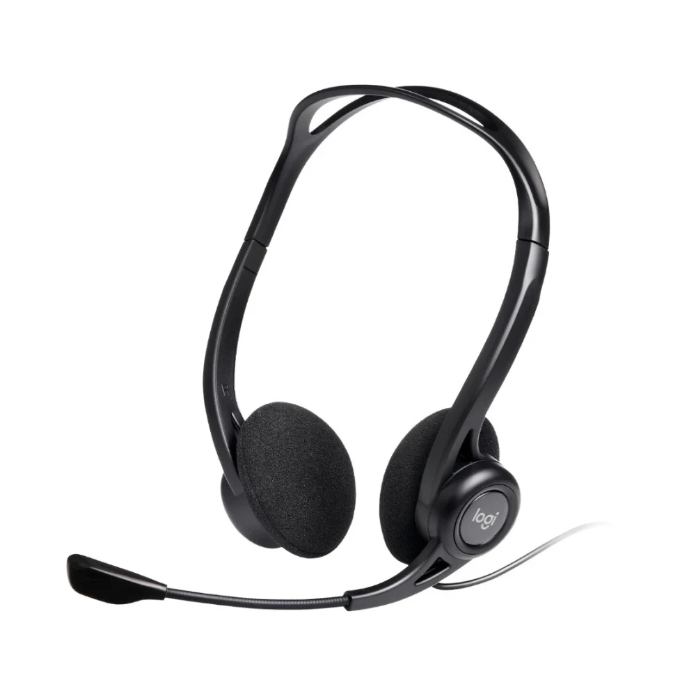 Casque Logitech 960 pour ordinateur avec microphone anti-parasite- USB (981-000100)