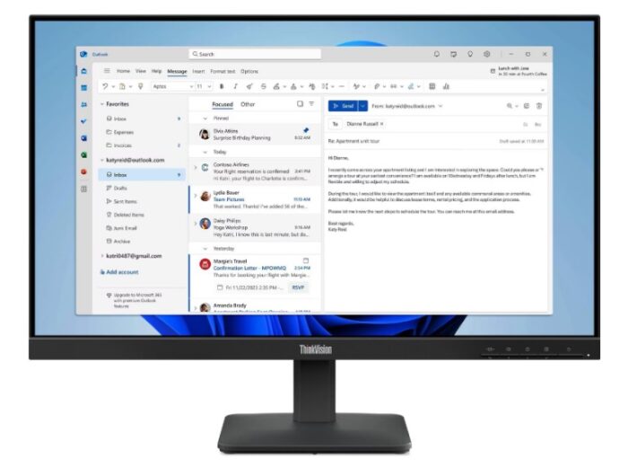 LENOVO Thinkvision S24-4e Monitor 23.8" Monitor