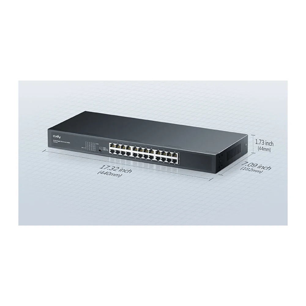 Switch Cudy GS1024L 24 Ports Gigabit Rackable 19"
