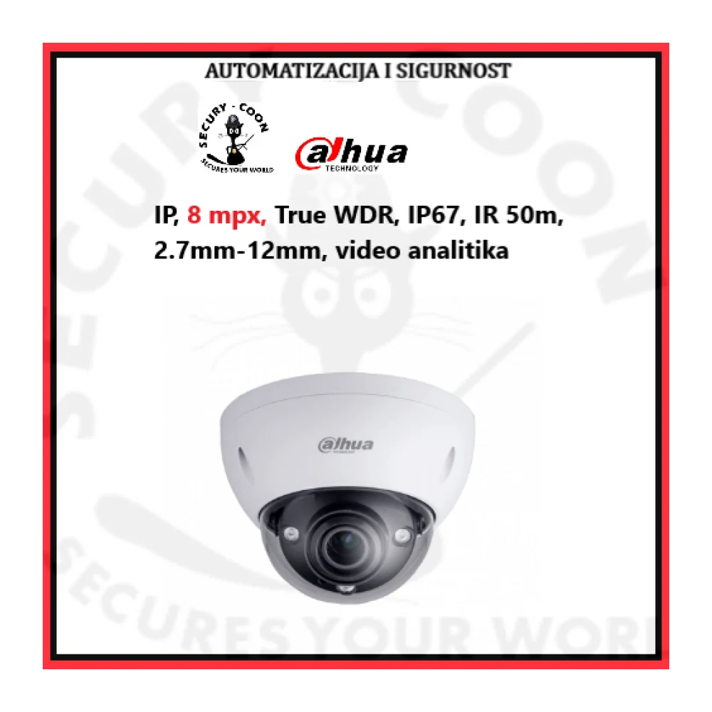 Caméra IP Dahua IPC-HDBW5831EP-ZE 8MP