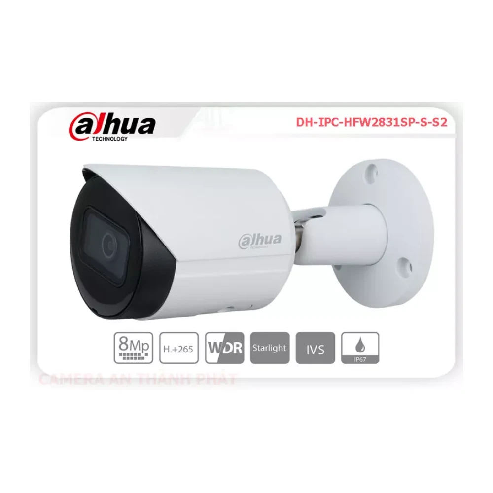 Caméra IP Dahua IPC-HFW2831SP-S 8MP 4K