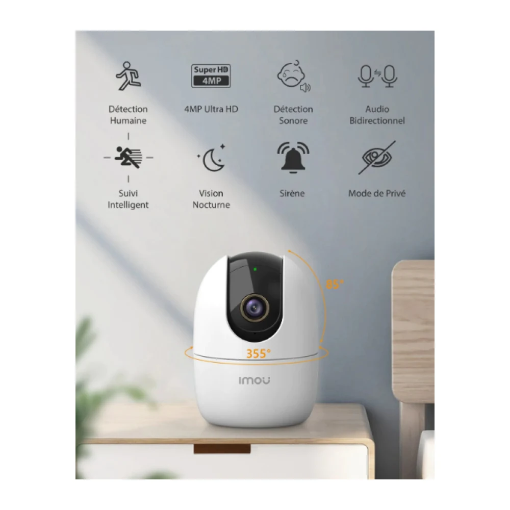 Caméra Imou Ranger 2 IPC-K2EP-5H2W 5MP 3K WiFi Intérieure