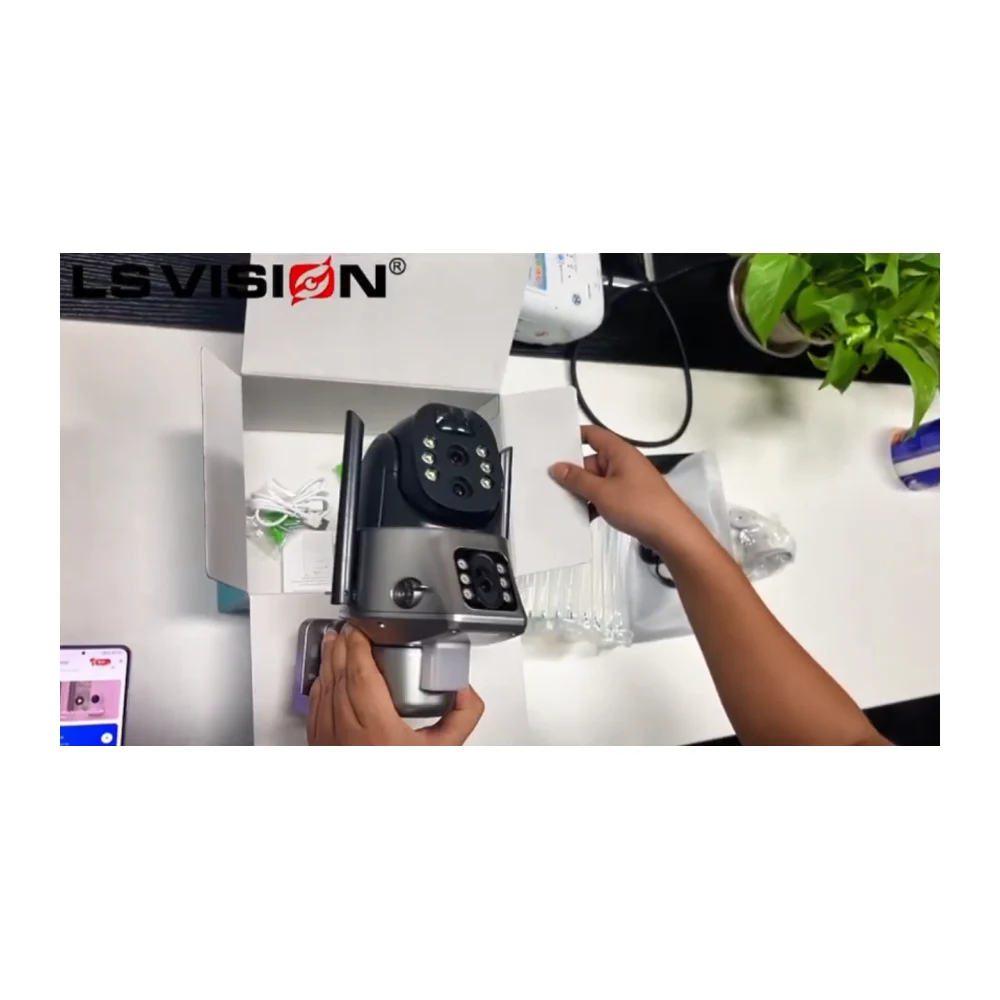 Caméra PTZ Solaire LS Vision LS-CS3-4-EU 2K Double Objectif