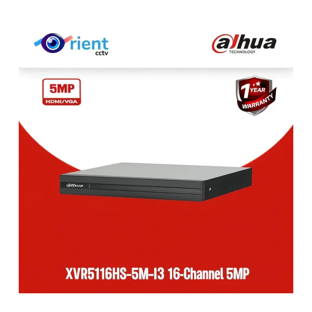 Enregistreur XVR Dahua XVR5116HS IP jusqu'à 5MP